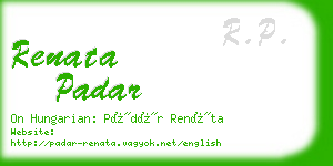 renata padar business card